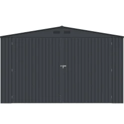 Torben redskabsskur 20,5 m², stål, mørkegrå