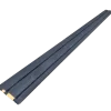 Træbeklædning lodret m/2 spor 22x150 mm sort