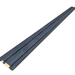 Træbeklædning lodret m/2 spor 22x150 mm sort