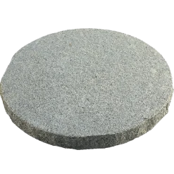 Trædesten G654 Ø30x3 cm mørkegrå