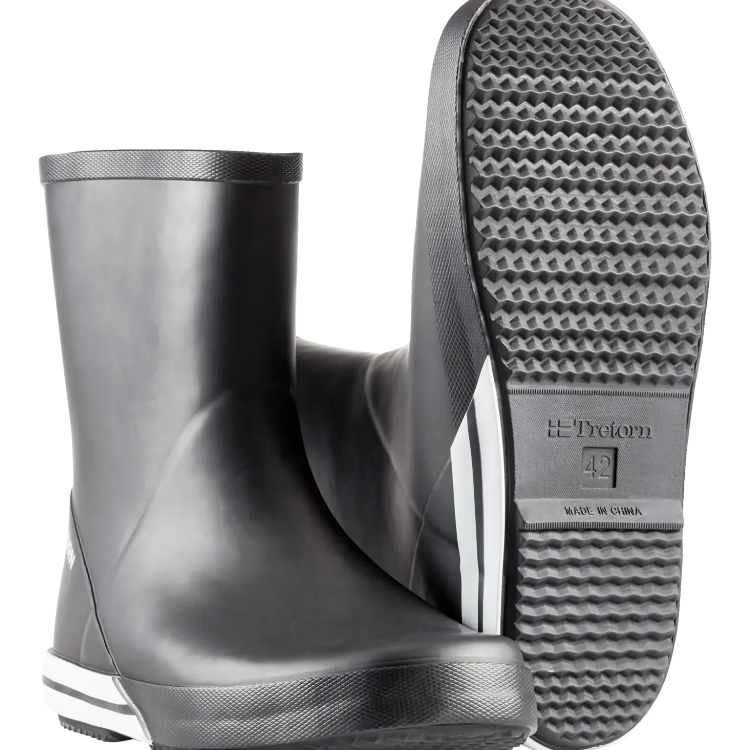Treton Basic Mid gummistøvle str. 37 sort