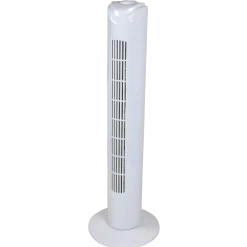 Tårnventilator H 74 cm. - hvid