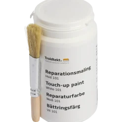 Troldtekt reperationsmaling hvid