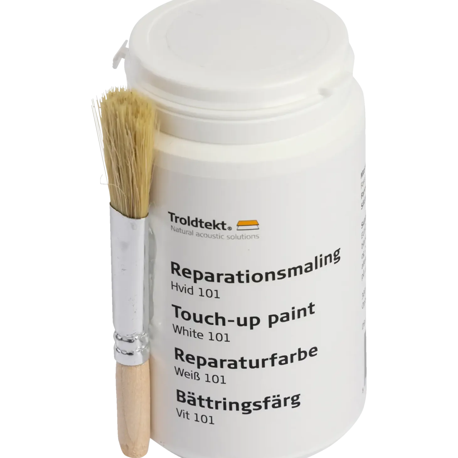 Troldtekt reperationsmaling hvid