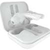 Twins Pro høretelefoner m/bluetooth og opladningsbase hvid