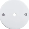 Udløbsdæksel Ø 80mm hvid