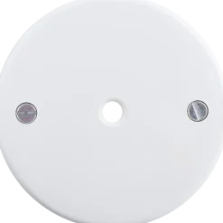 Udløbsdæksel Ø 80mm hvid