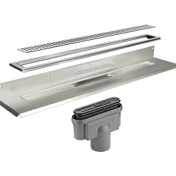 Unidrain sampak linje 900 mm med lodret udløb Ø75 mm