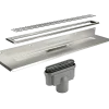 Unidrain sampak linje 800 mm med lodret udløb Ø75 mm