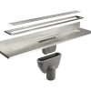 Unidrain sampak linje 700 mm med lodret udløb Ø75 mm