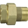 Union 1/2" lige messing