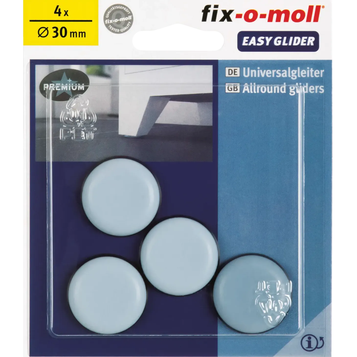 Universal glidesøm Ø25 mm 8 stk