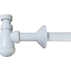 Vandlåssæt m/rør og rosset 1 1/4"x32 mm hvid
