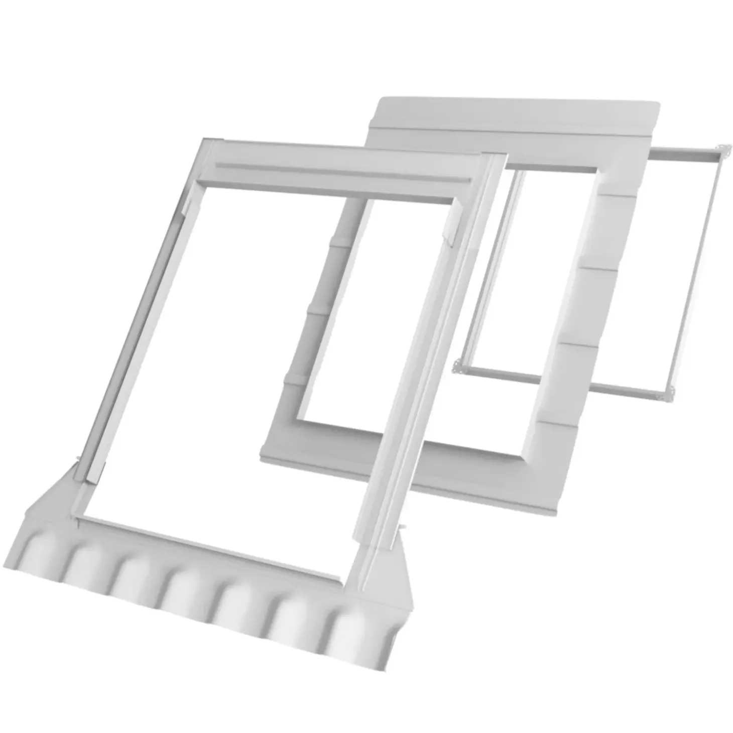 Velux EDW M08 0000 enkelt inddækning til profileret tag 78x140 cm