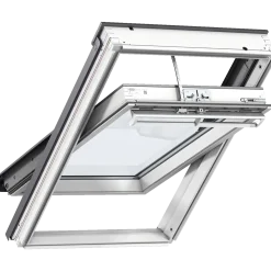 Velux GGL MK04 206821 fjernbetjent vippevindue 3-lags, hvidmalet fyrretræ 78x98 cm