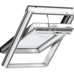 Velux GGL MK04 206821 fjernbetjent vippevindue 3-lags, hvidmalet fyrretræ 78x98 cm