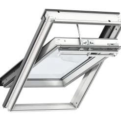Velux GGL MK04 206821 fjernbetjent vippevindue 3-lags, hvidmalet fyrretræ 78x98 cm