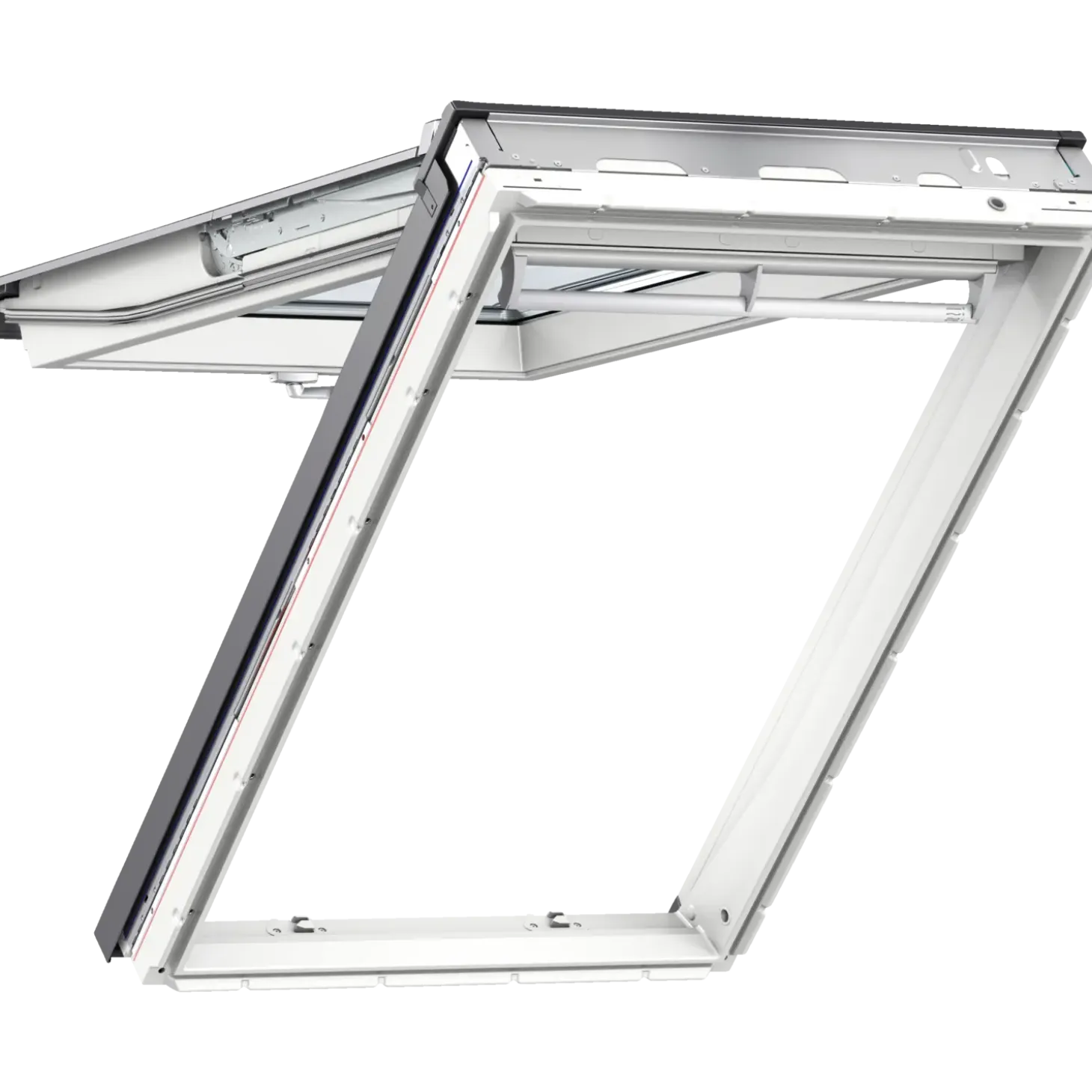 Velux GPU MK04 tophængt vindue, hvid polyurethan, 78x98 cm