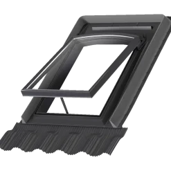 Velux GVO 0059P fredningsvindue m/inddækning, sort 2-lags 54x76 cm