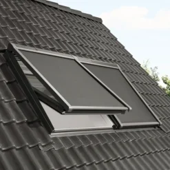 VELUX markise solcelledrevet MSL MK08 sort, 78 x 140 cm