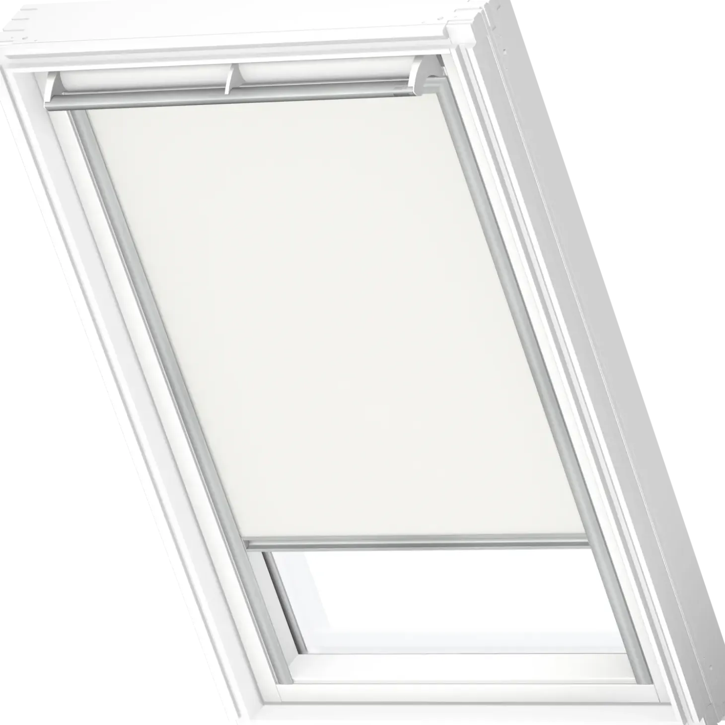 VELUX mørklægning manuel DKL MK04 hvid alu skinner, 78 x 98 cm