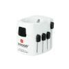 Verdensadapter Pro 6,3A hvid