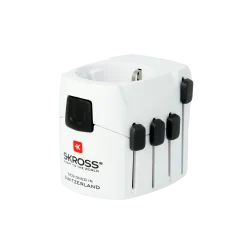 Verdensadapter Pro 6,3A hvid