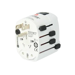 Verdensadapter Pro 6,3A hvid