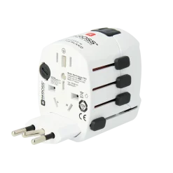Verdensadapter Pro 6,3A hvid