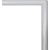 Vinkel afløbsrør t/håndvask 32x220x250 mm hvid