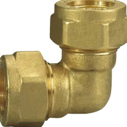Vinkel klemring 15x15 mm messing