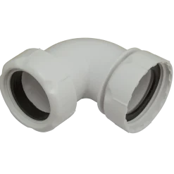Vinkel plast 1 1/4"x32 mm hvid