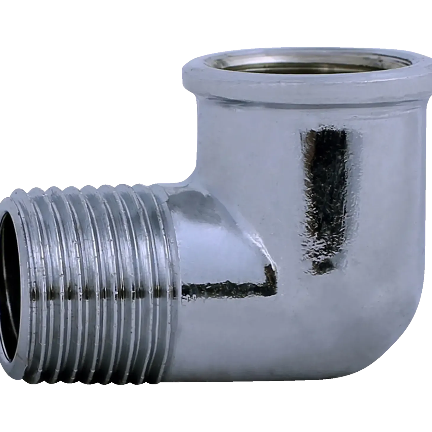 Vinkel 1/2"x1/2" krom