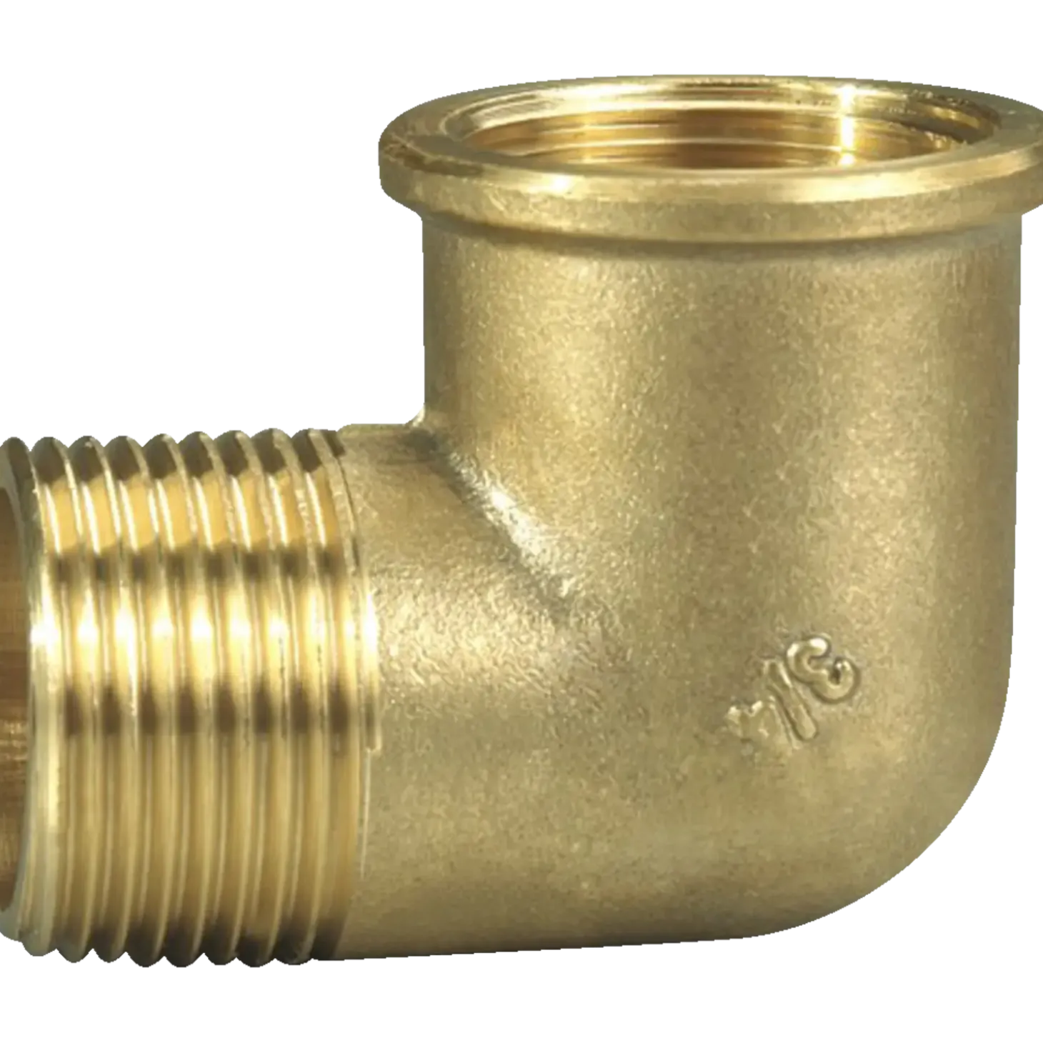 Vinkel 3/4"x3/4" messing