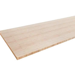 Wallmann bordplade bambus limtræ ubehandlet 26x635x2440 mm