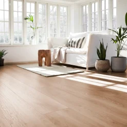 Wallmann Organic silent hybridgulv mørk natur eg 245x2003x9 mm
