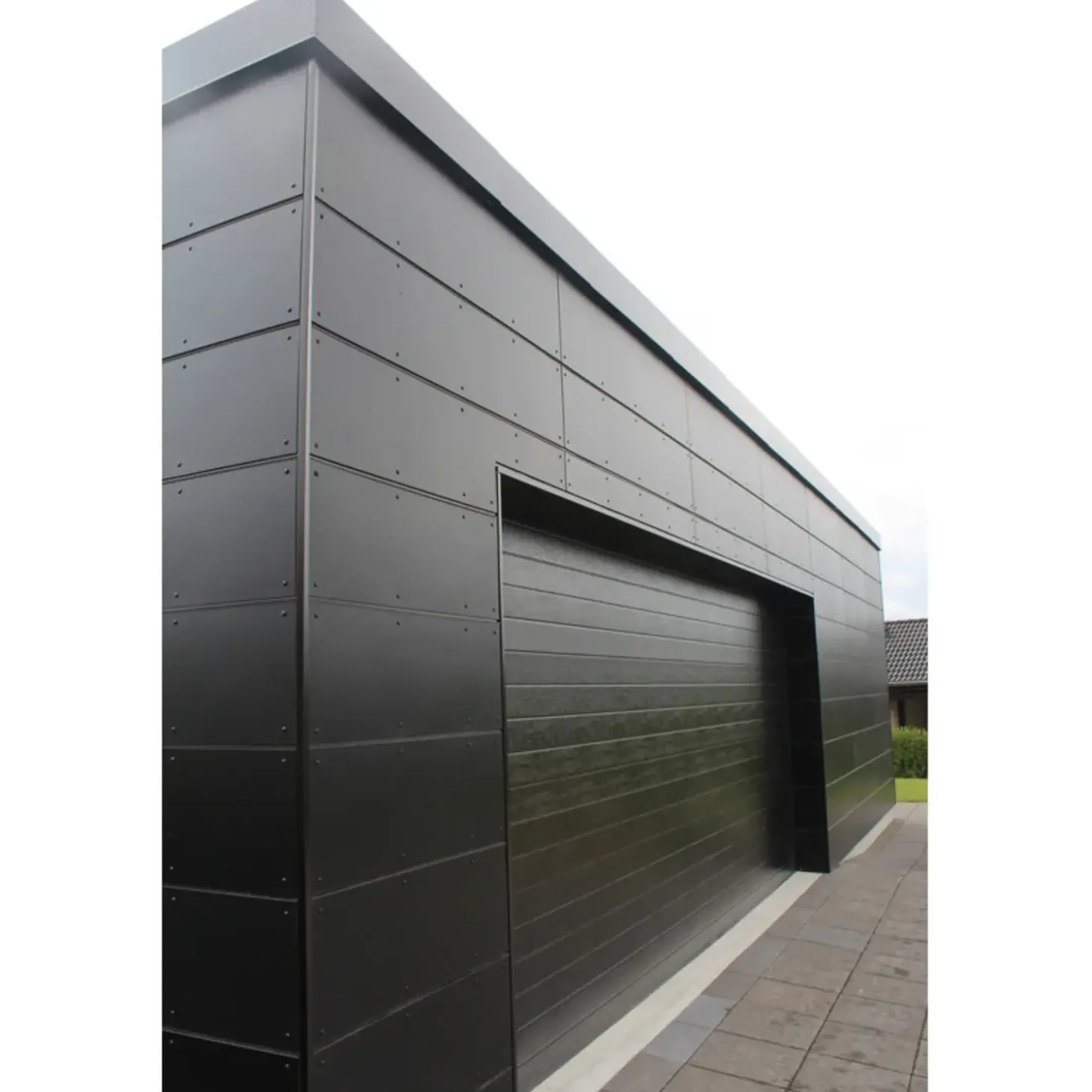 WallTec Frontline Duo UV+ HPL sort/lysegrå, 6x1300x3050mm