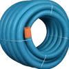 Wavin drænrør blå PVC 80 mm x 50 m