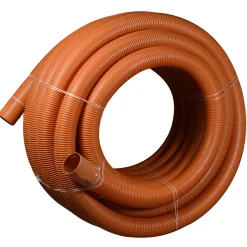 Wavin drænrør rød PVC 80 mm x 50 m
