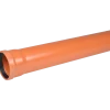 Wavin kloakrør PVC-ML rød 110x3000 mm