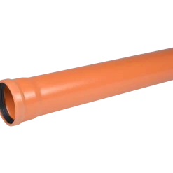 Wavin kloakrør PVC-ML rød 160x3000 mm