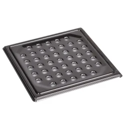 Wavin rustfri rist og ramme 150x150 mm