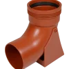 Wavin Wafix kloakrør PP rød fodbøjning 88,5°x110 mm