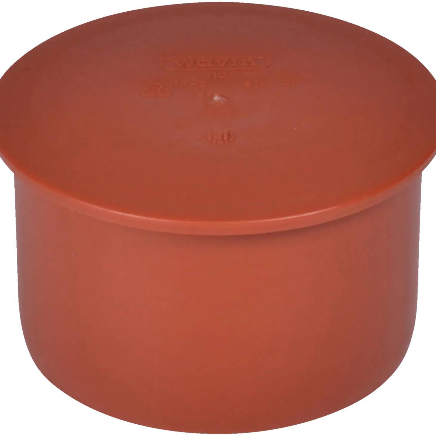 Wavin Wafix kloakrør PP rød prop 160 mm