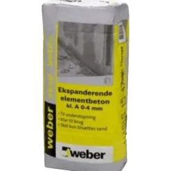 Weber eksp. elementbeton 0-4 mm, kl. A, 15 kg