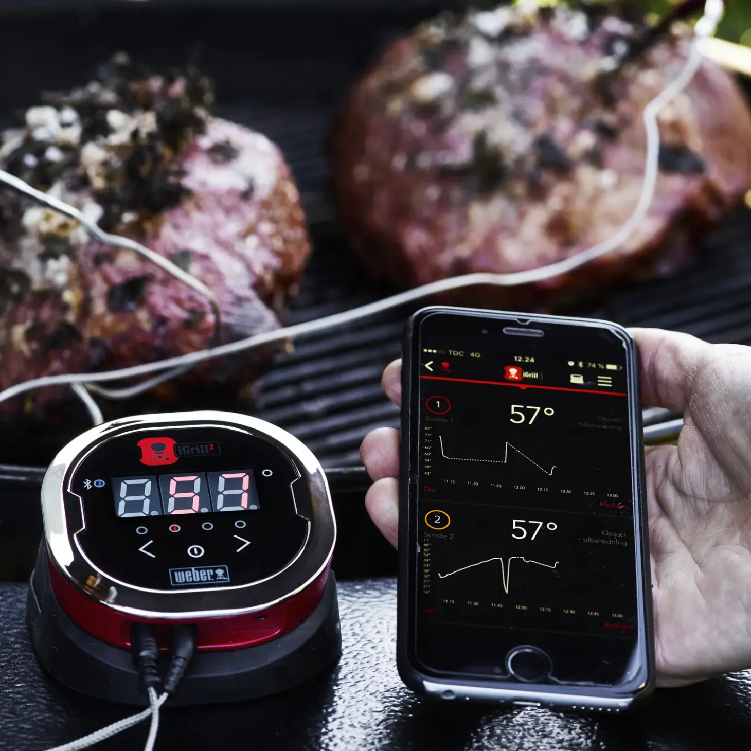 Weber iGrill 2 digitalt stegetermometer
