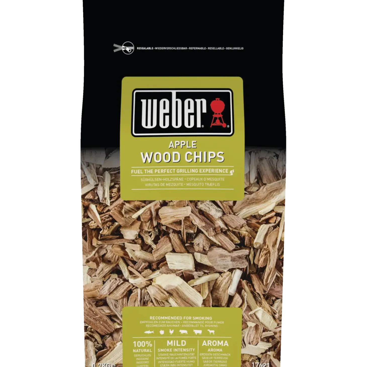 Weber røgflis æble 0,7 kg