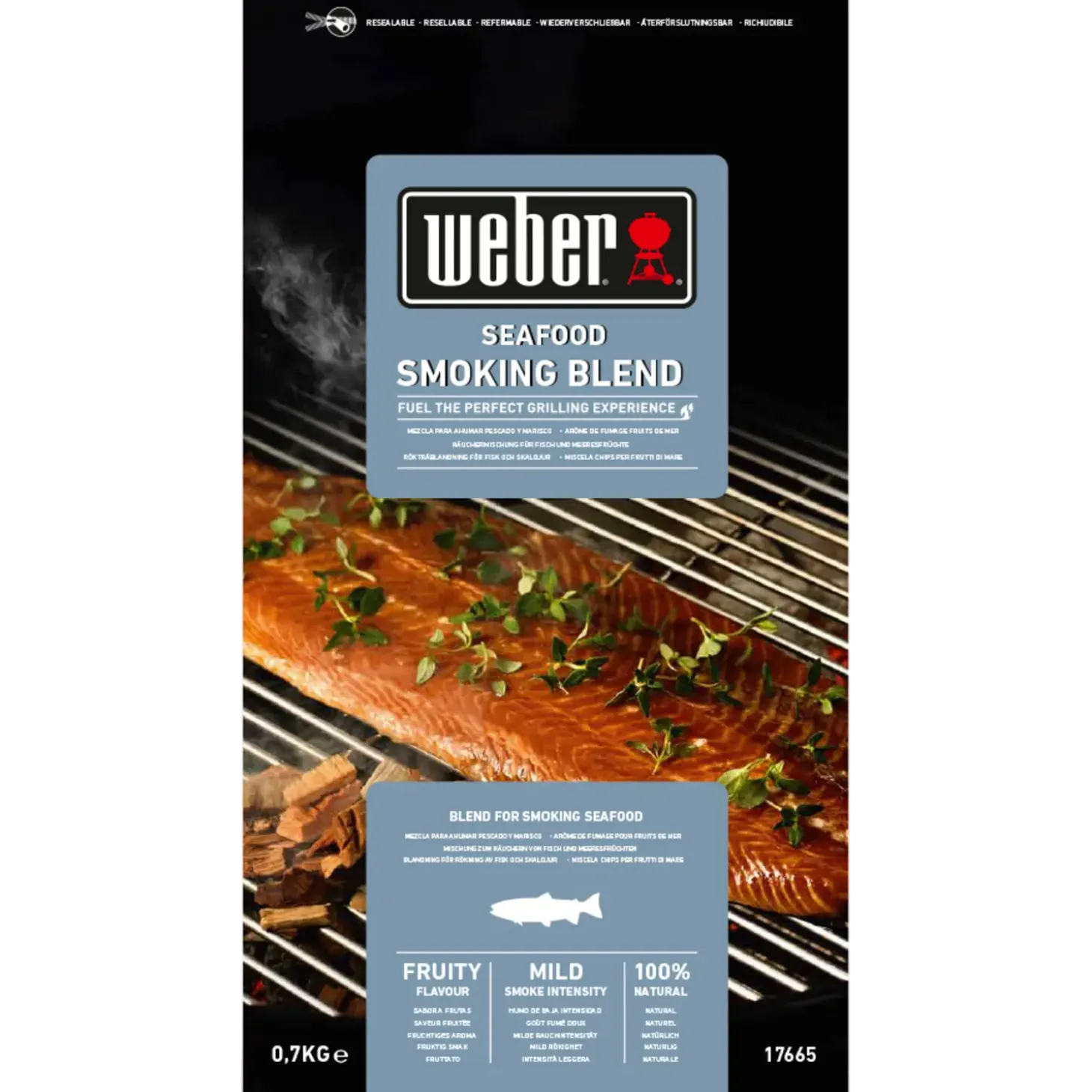 Weber røgflis seafood 0,7 kg