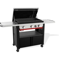 Weber® Slate GPD 76 cm Premium stegeplade gasgrill med vogn