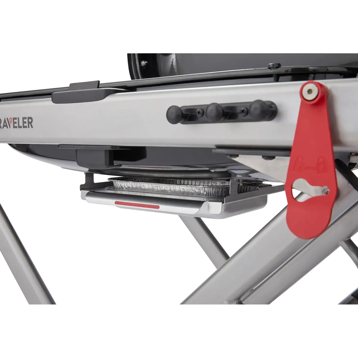 Weber® Traveler gasgrill sort